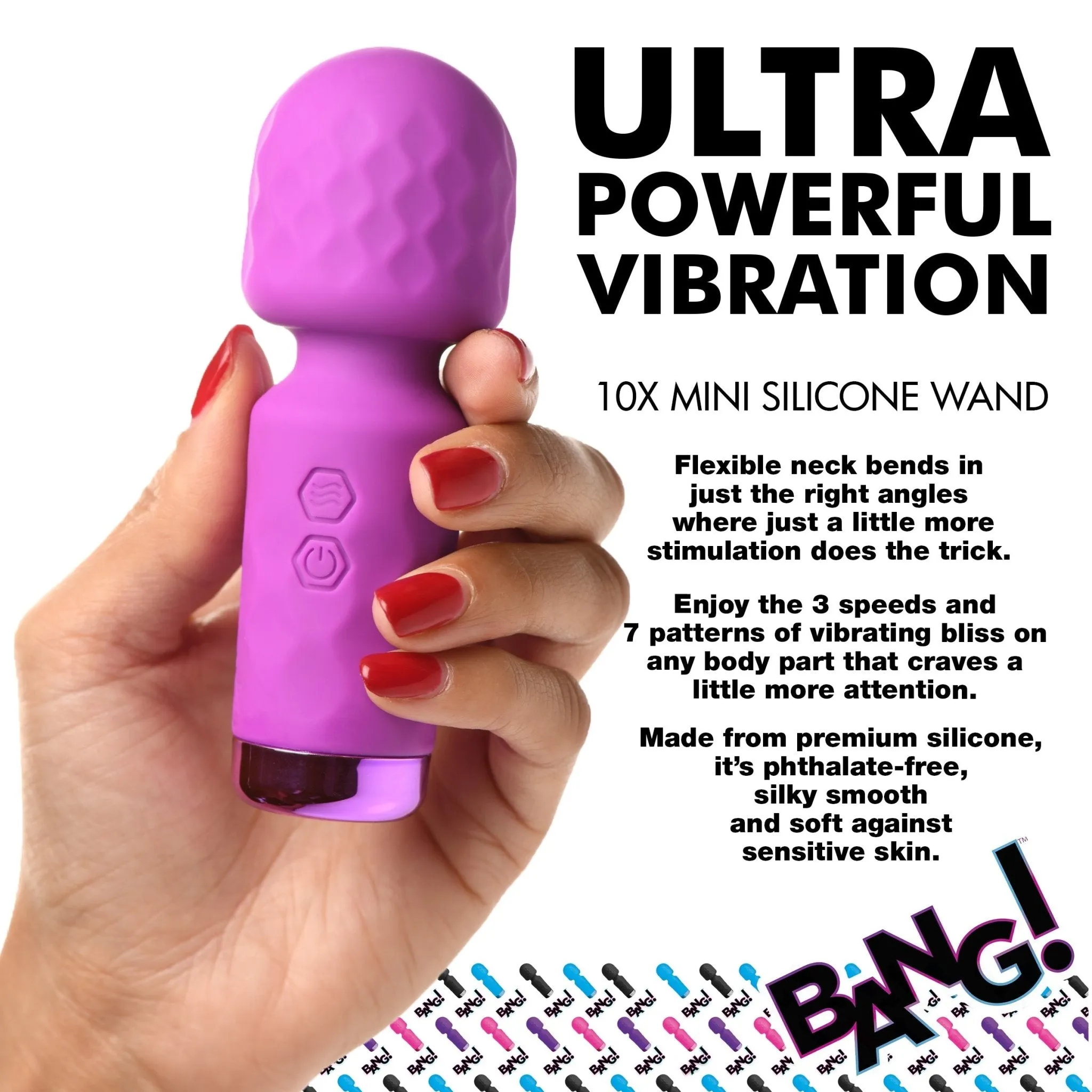 10x Mini Silicone Wand -