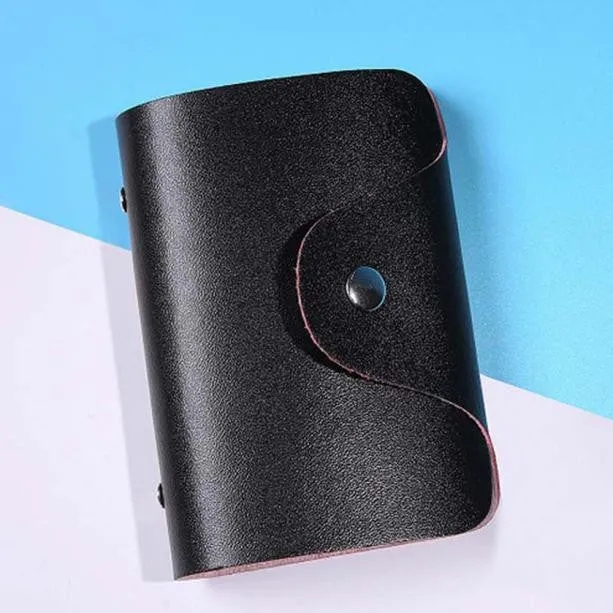 2017 Mini Wallet Men Women 12 Colors Available Leather Credit Card Holder Case Card Holder Wallet Business Card Wallets Bag Case