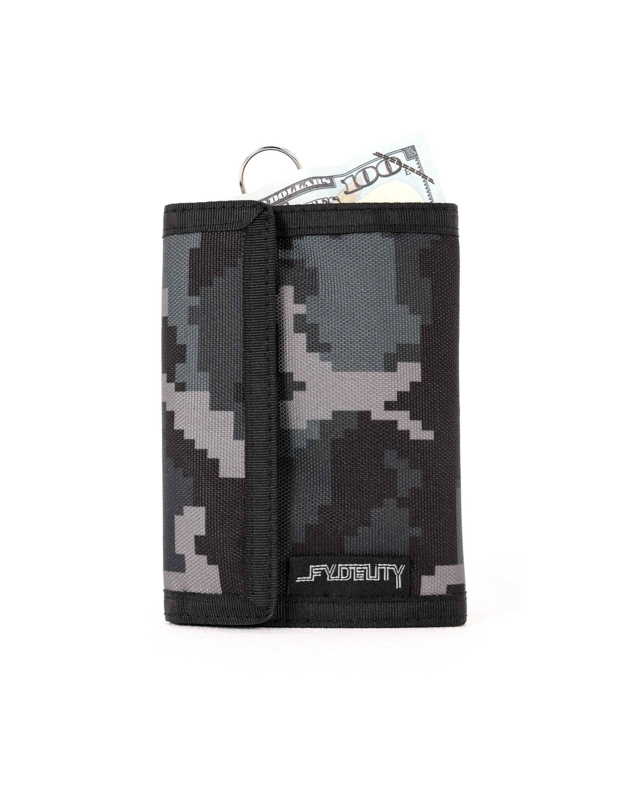 80's Wallet | Bi-Fold RFID |BLACK CAMO