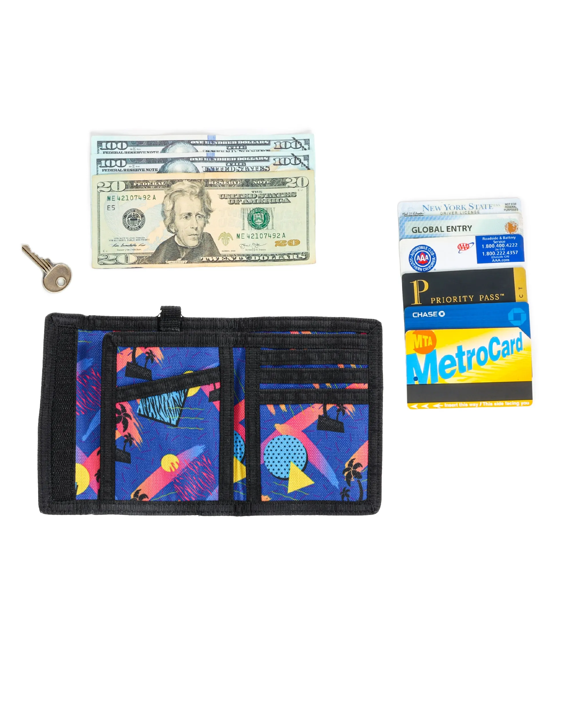 80's Wallet | Bi-Fold RFID | Pacific Ocean