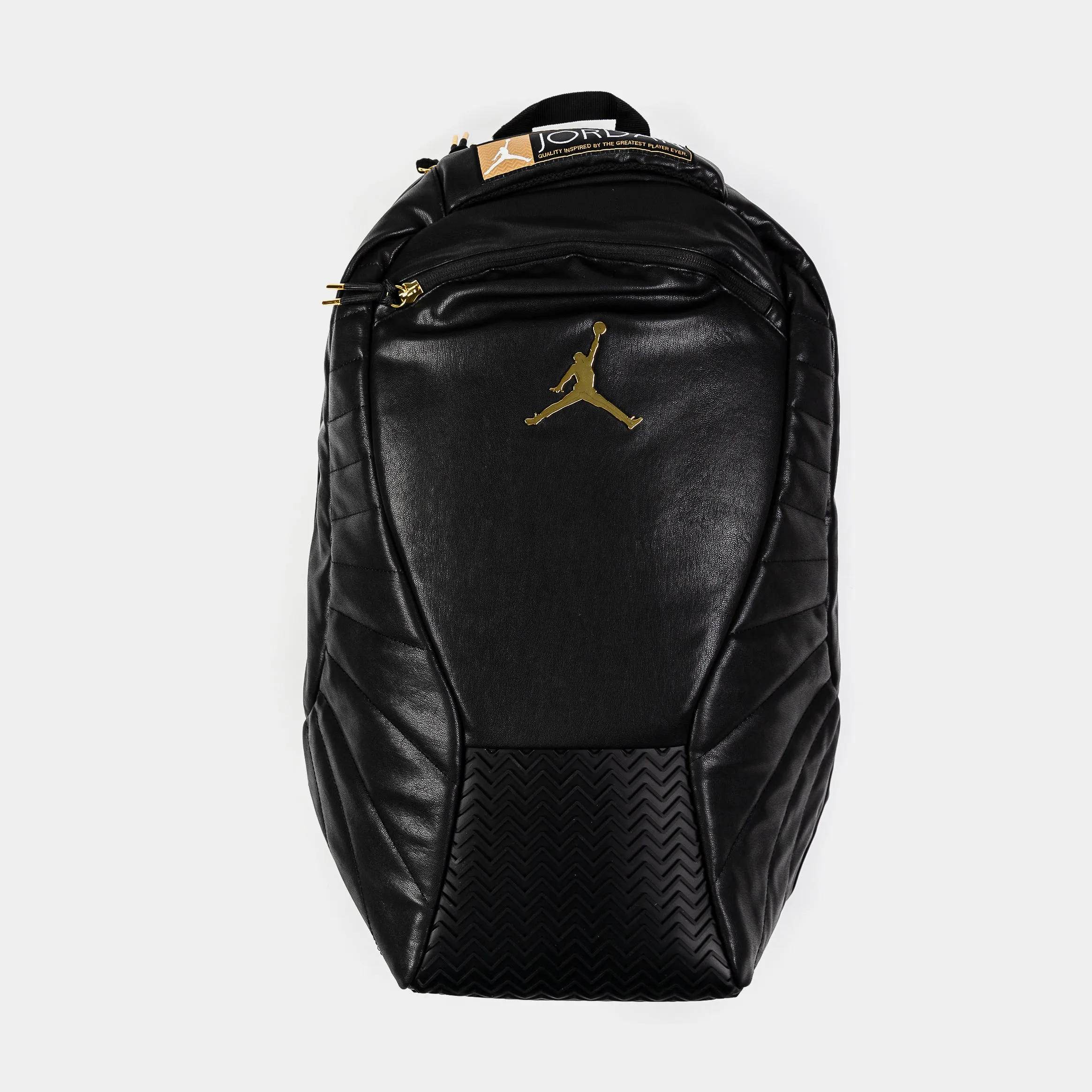 Air Jordan 12 Retro Mens Backpack (Black/Gold)