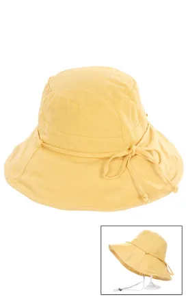 AO3083 Mustard Reversible Cotton Bucket Hat