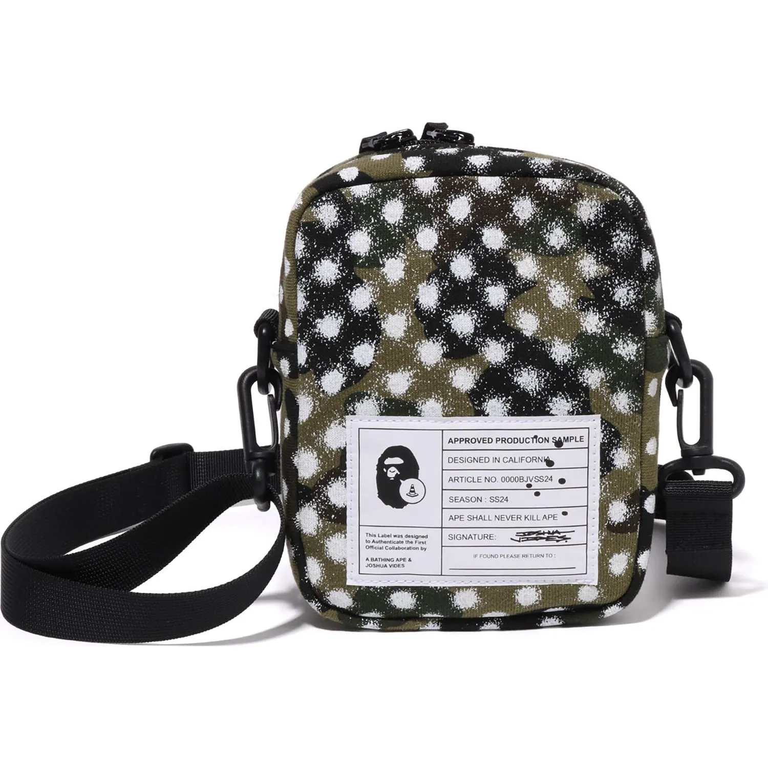 BAPE X JOSHUA VIDES MINI SHOULDER BAG