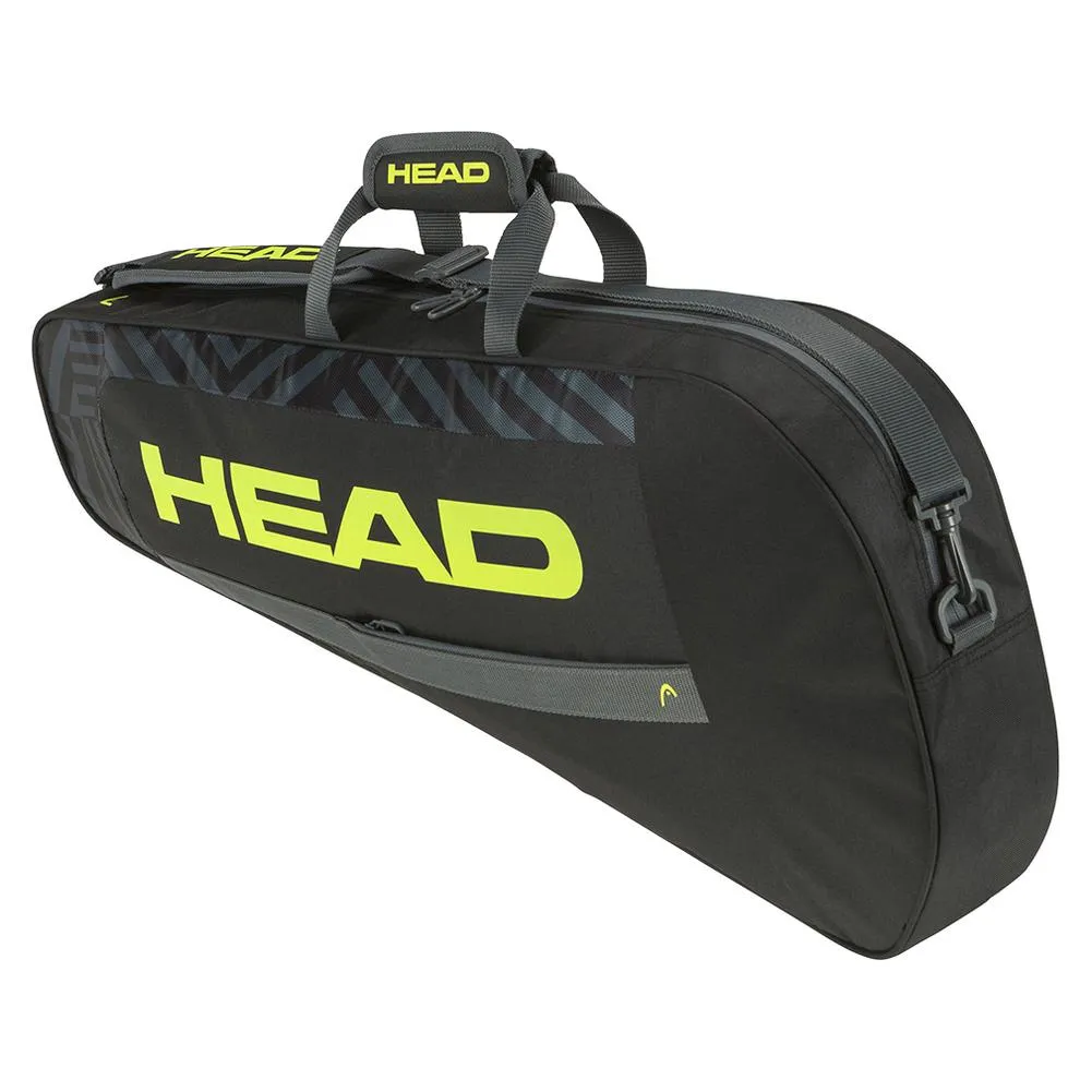 Base S Tennis Racquet Bag Black and Yellow