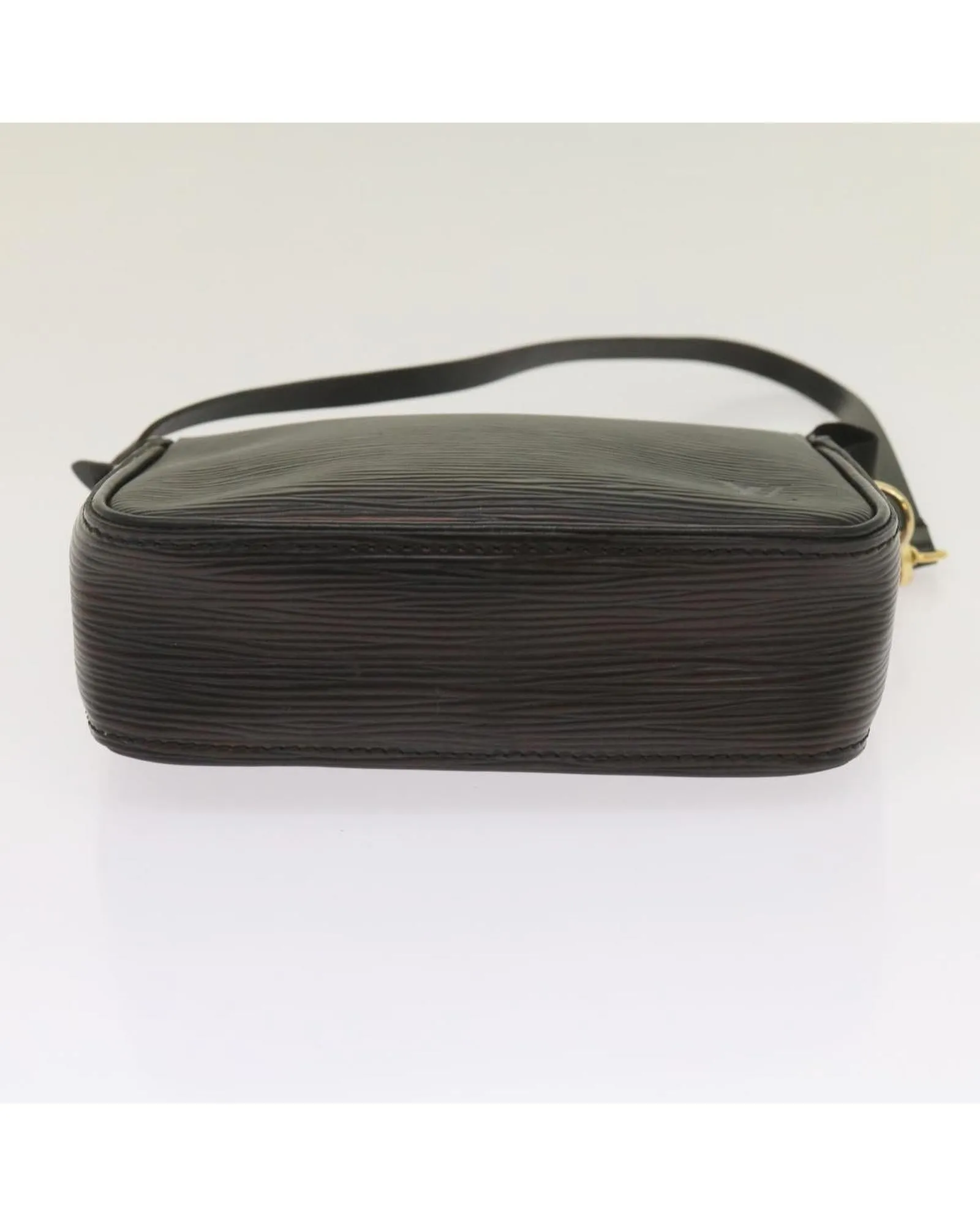 Black Epi Leather Makeup Pouch by Louis Vuitton