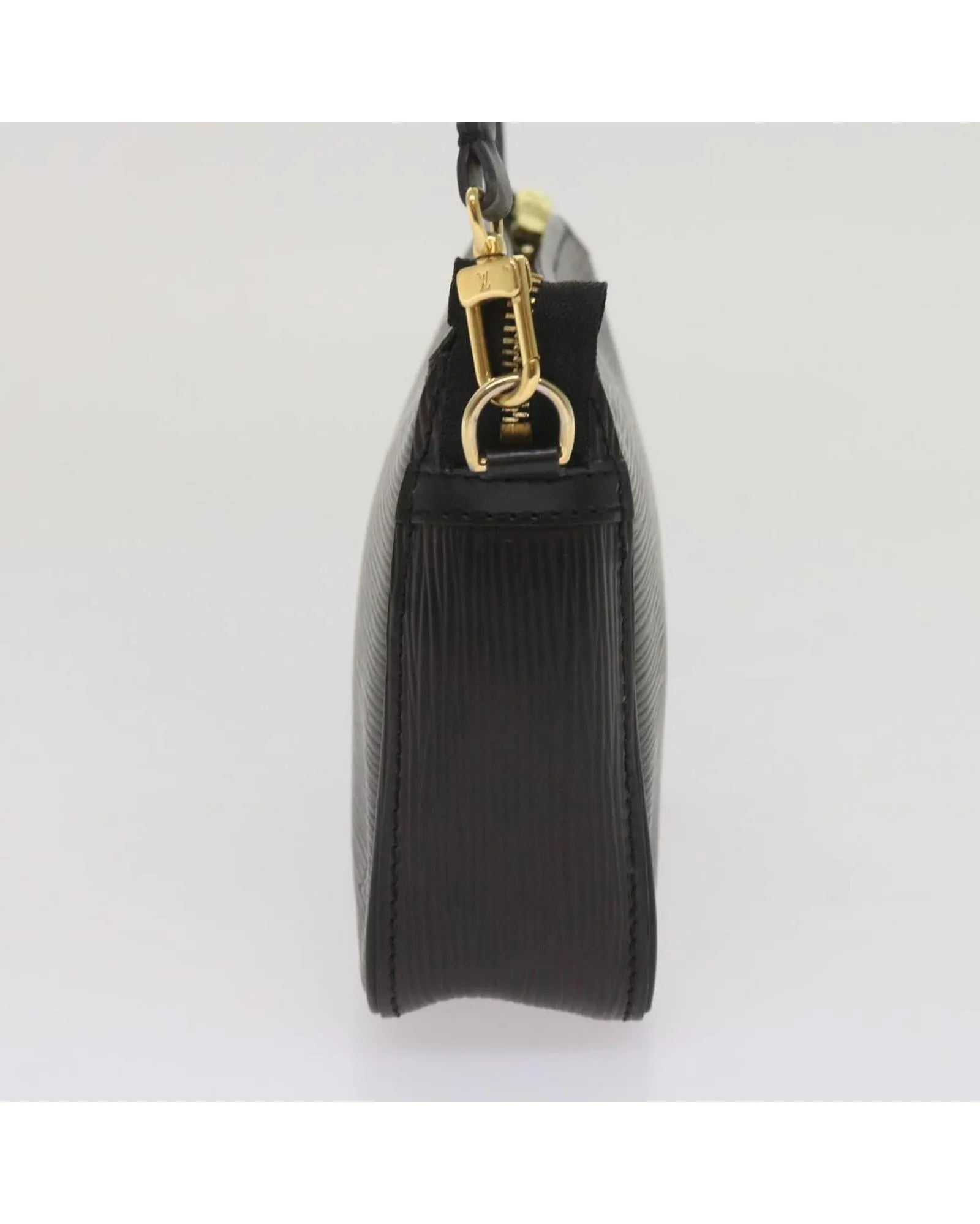 Black Epi Leather Makeup Pouch by Louis Vuitton