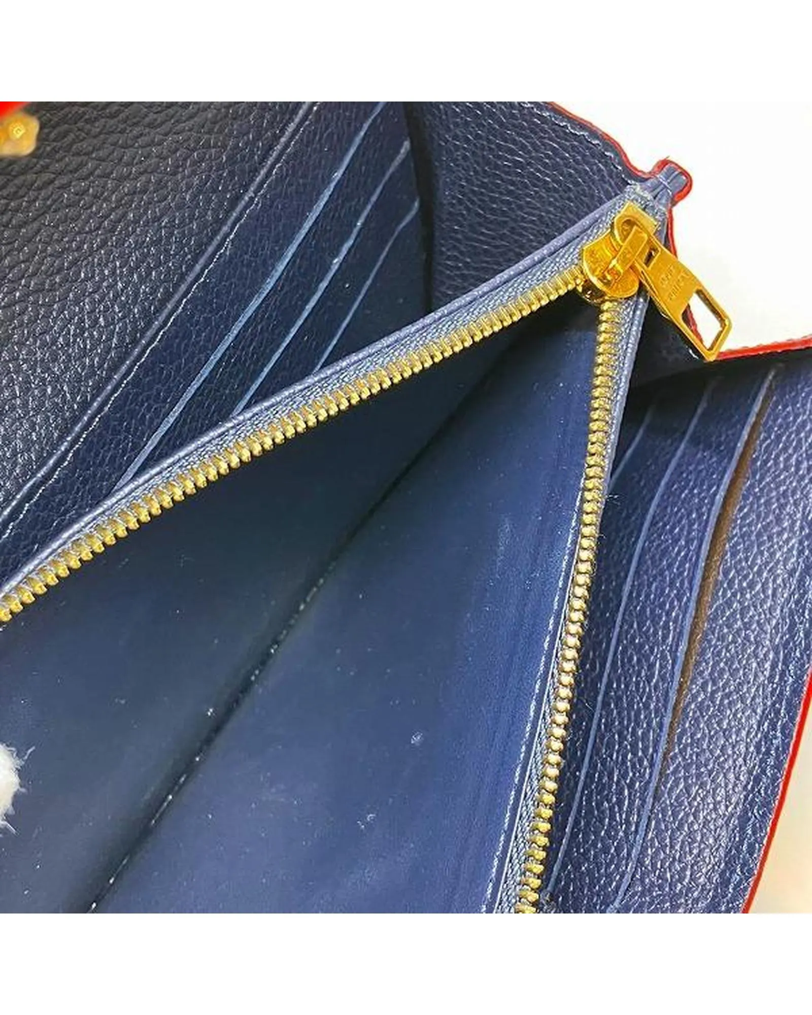 Blue Leather Wallet in Excellent Condition