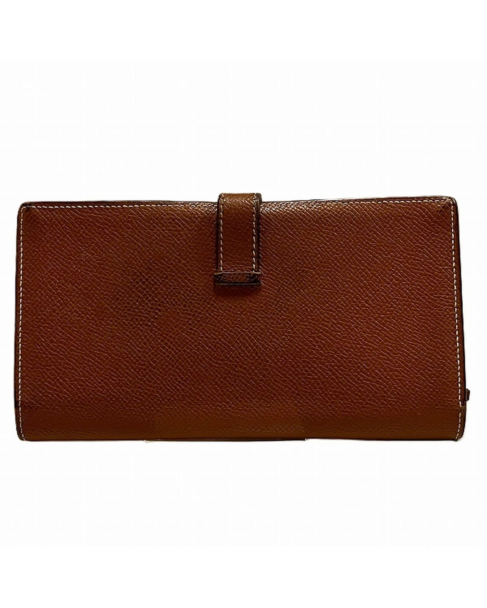 Brown Leather Long Wallet by Hermes - Pre-Owned Luxury