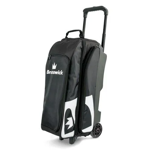 Brunswick Blitz Triple Roller Black Bowling Bag