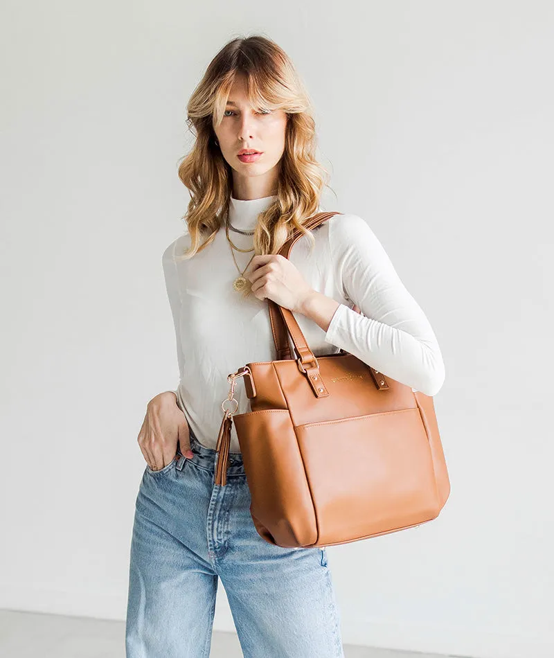 Carina Tote Bag - Caramel