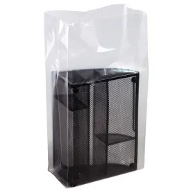 Clear Gusseted Poly Bags. 10 x 6 x 24 x 2 mil