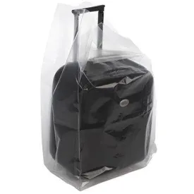 Clear Gusseted Poly Bags. 15 x 9 x 32 x 3 mil