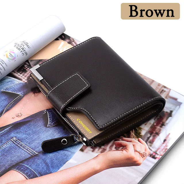 COHEART Wallet Women Leather Wallet Female Top Quality  Women Small Purse lady Money Bag Zipper Luxury Brand Wallet Hot Sell !