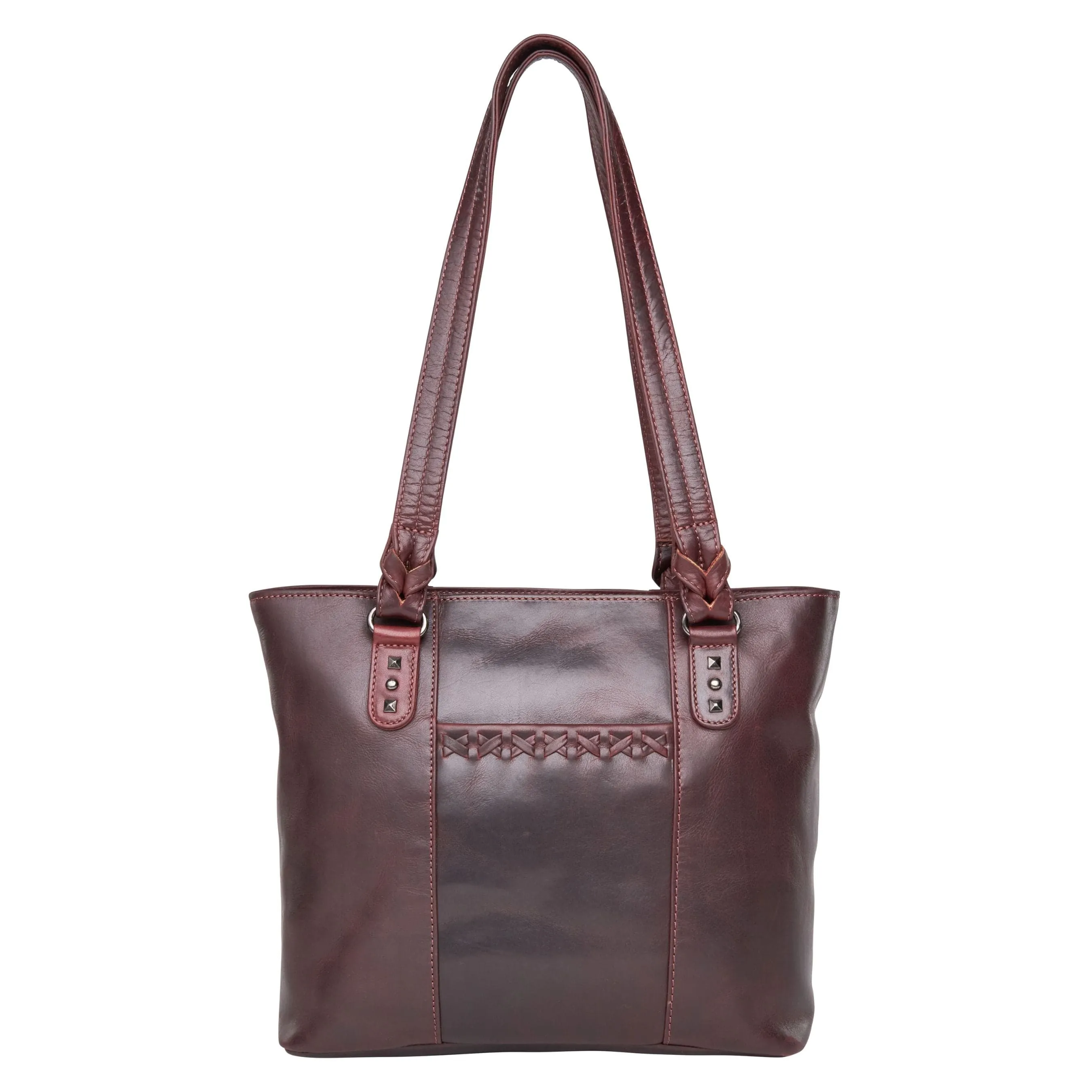 Concealed Carry Peyton Leather Tote for Women by Lady Conceal