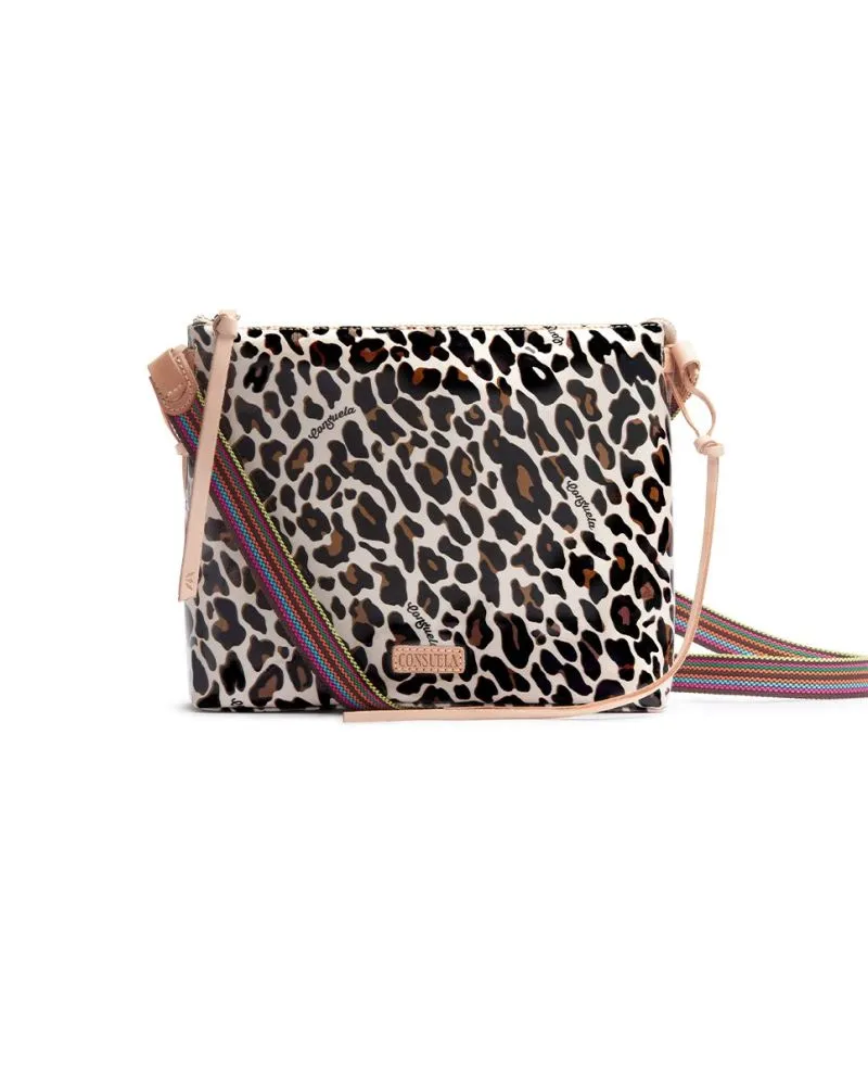 Consuela 6976 Downtown Crossbody, Mona Brown Leopard