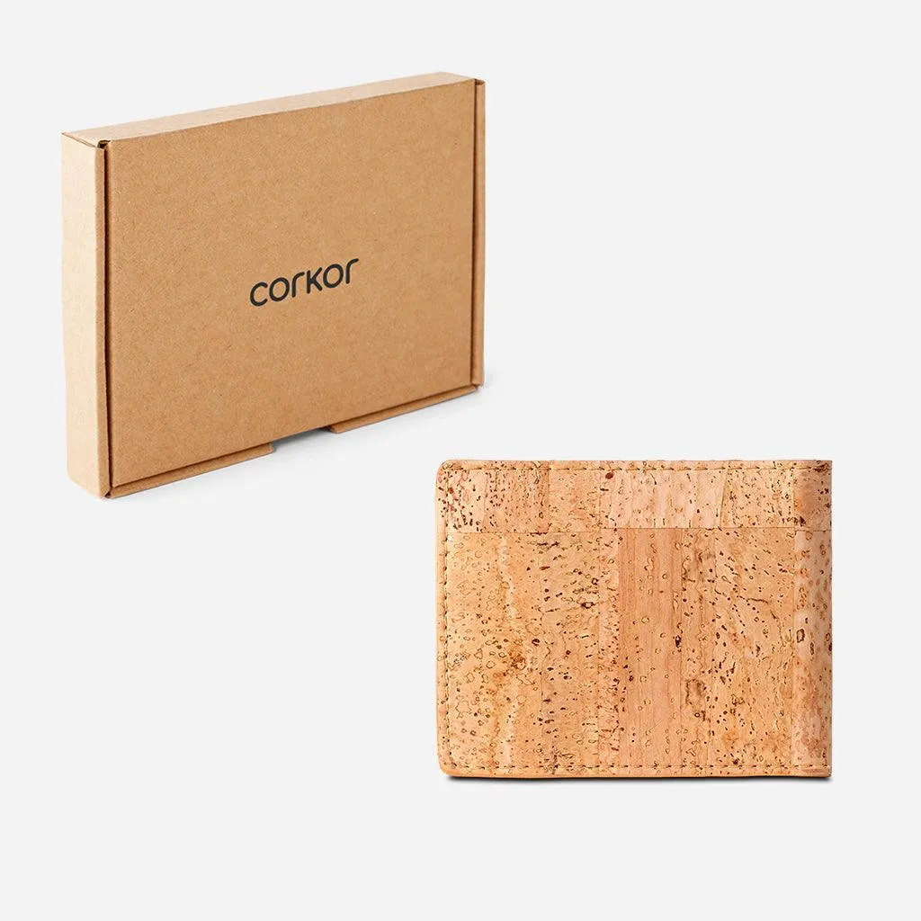 Cork Wallet With Coin Pocket