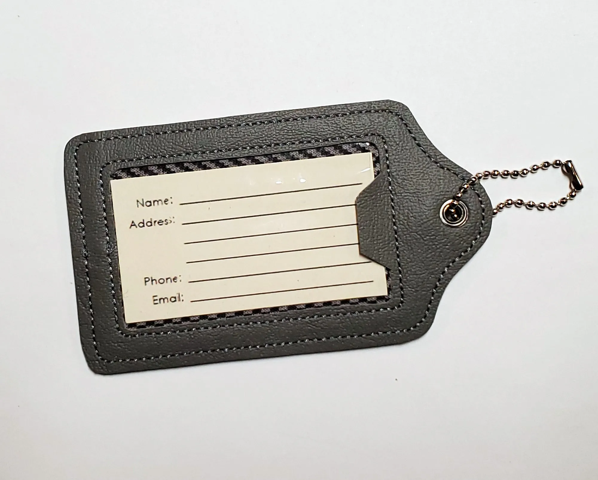 Dark Gray Medical Equipment Luggage Tag