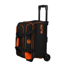 Elite Basic Double Roller Orange Bowling Bag