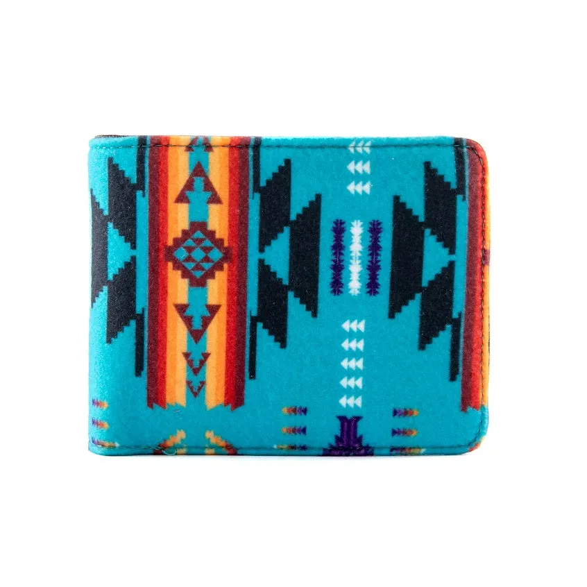 Fleece Printed Men's Wallet - Southwest Design