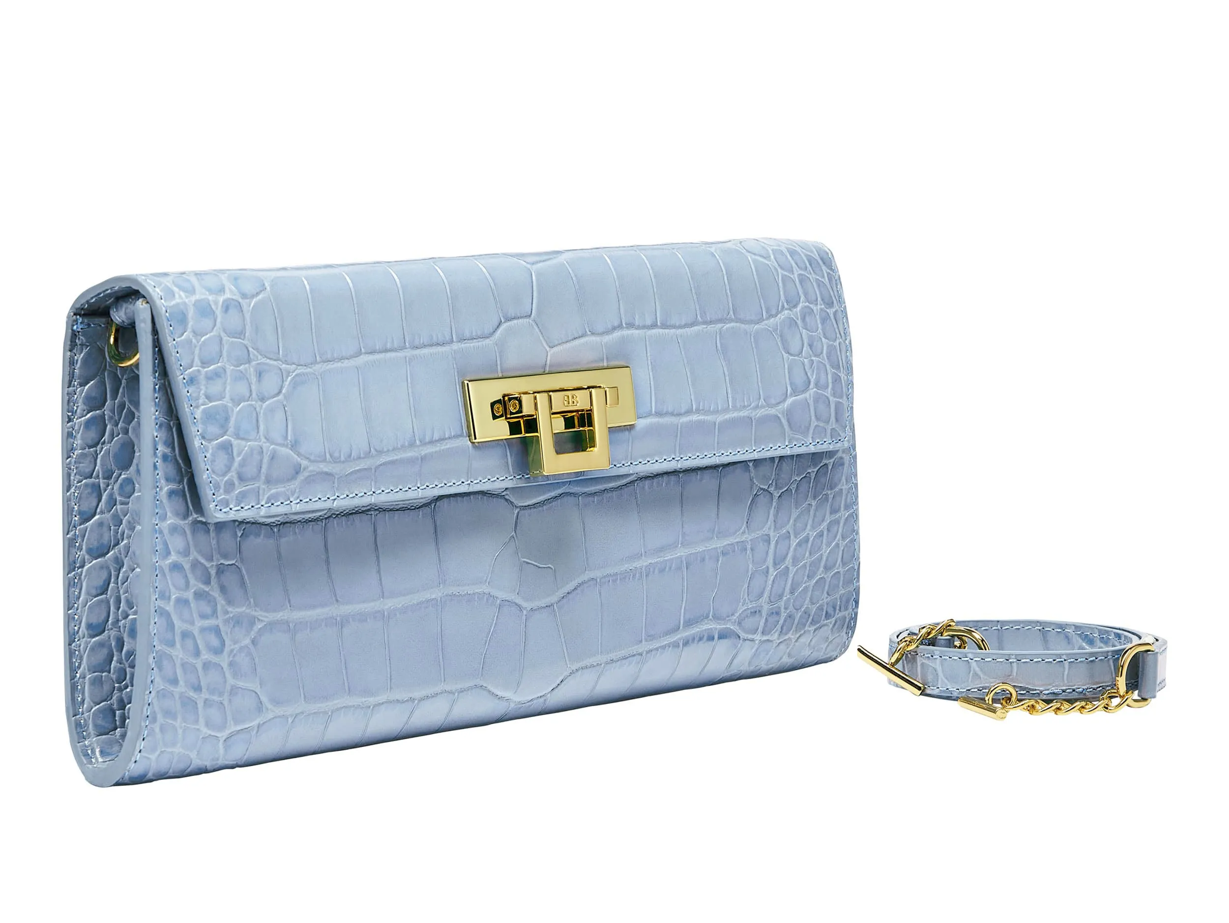 Fonteyn Clutch Orinoco - Bluebell/Gold