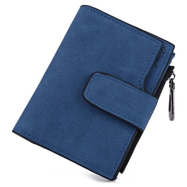 Guapabien Solid Small Purse Floral Carteras Matte PU Leather Women Clutch Wallet Mujer Femininas short mini wallet bifold purse