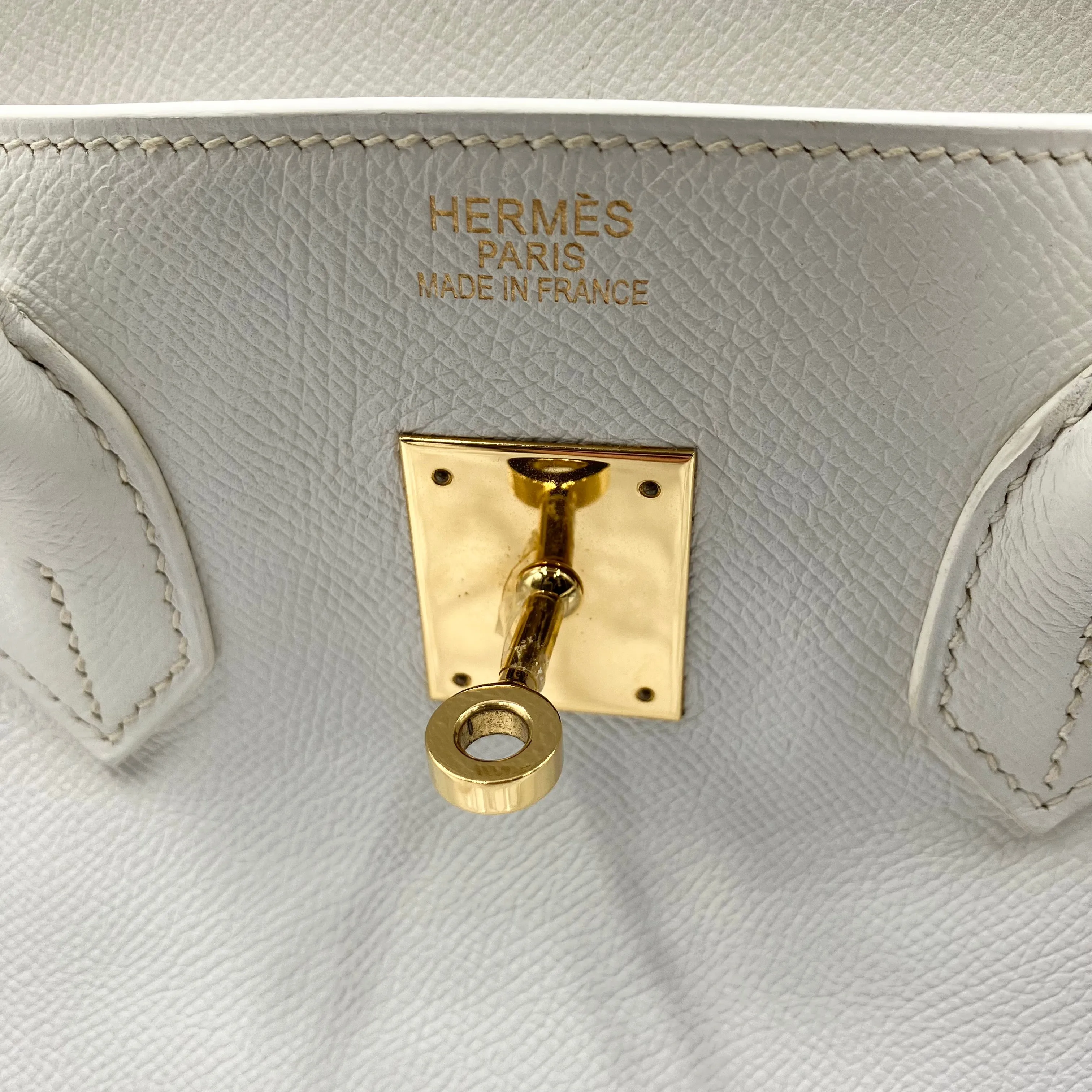 HERMES Birkin 35 Handbag Bag Leather Epson Gold Hardware □K 2007