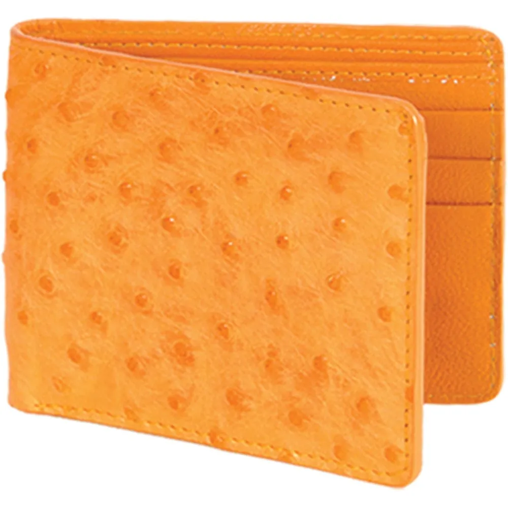 Los Altos Ostrich Skin Wallet CA10302