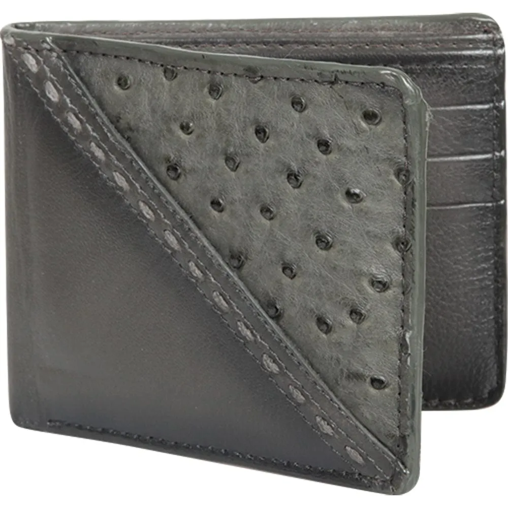 Los Altos Ostrich Skin Wallet CA50338