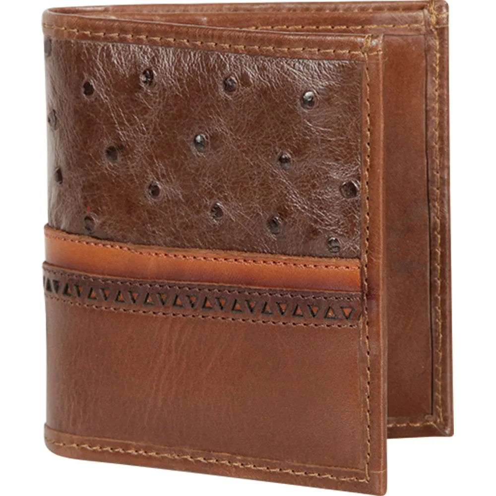 Los Altos Ostrich Skin Wallet CA60307