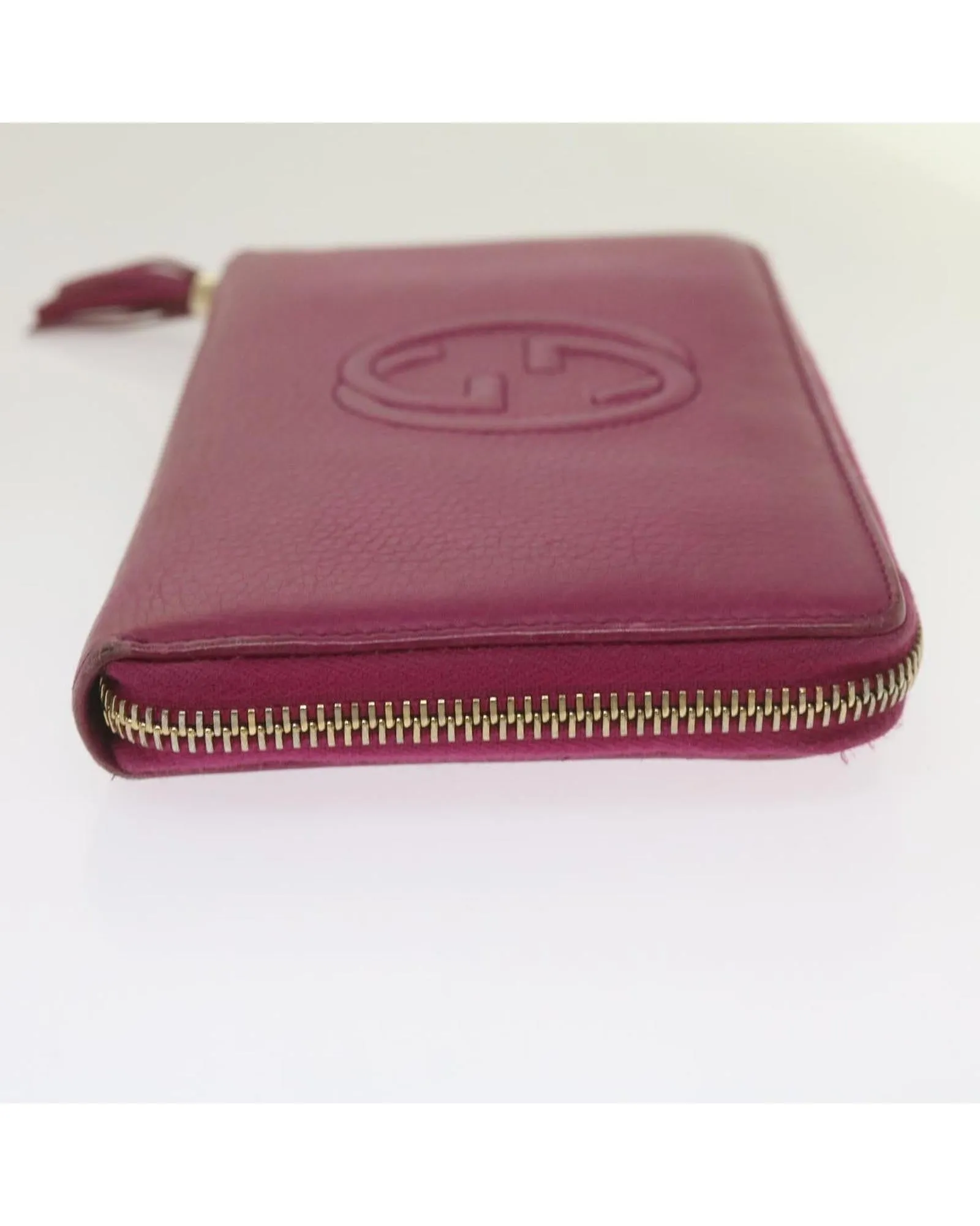 Luxury Leather Long Wallet in Pink by Gucci