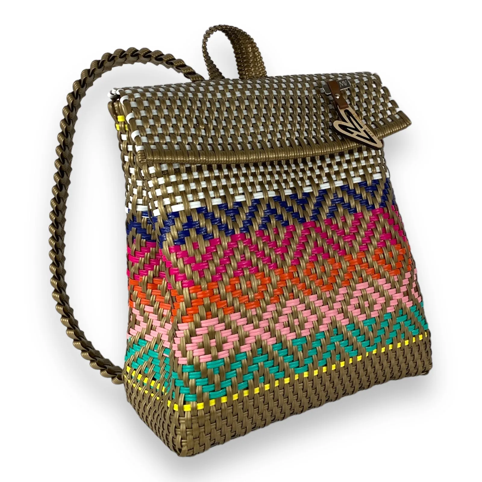 Maria Victoria | Sweetest BK | Upcycled, Handwoven, Multicolor Backpack