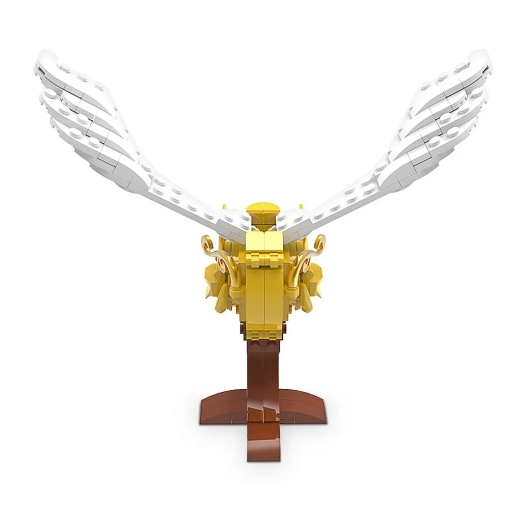 MOC  Compatible  Moc Harry P Magic Snitched Building Block Sterne Film Accessories Wing Model Creativity Flying Ball Toys Education Toys