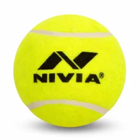 Nivia Heavy Tennis Ball Cricket Ball (Pack of 12)