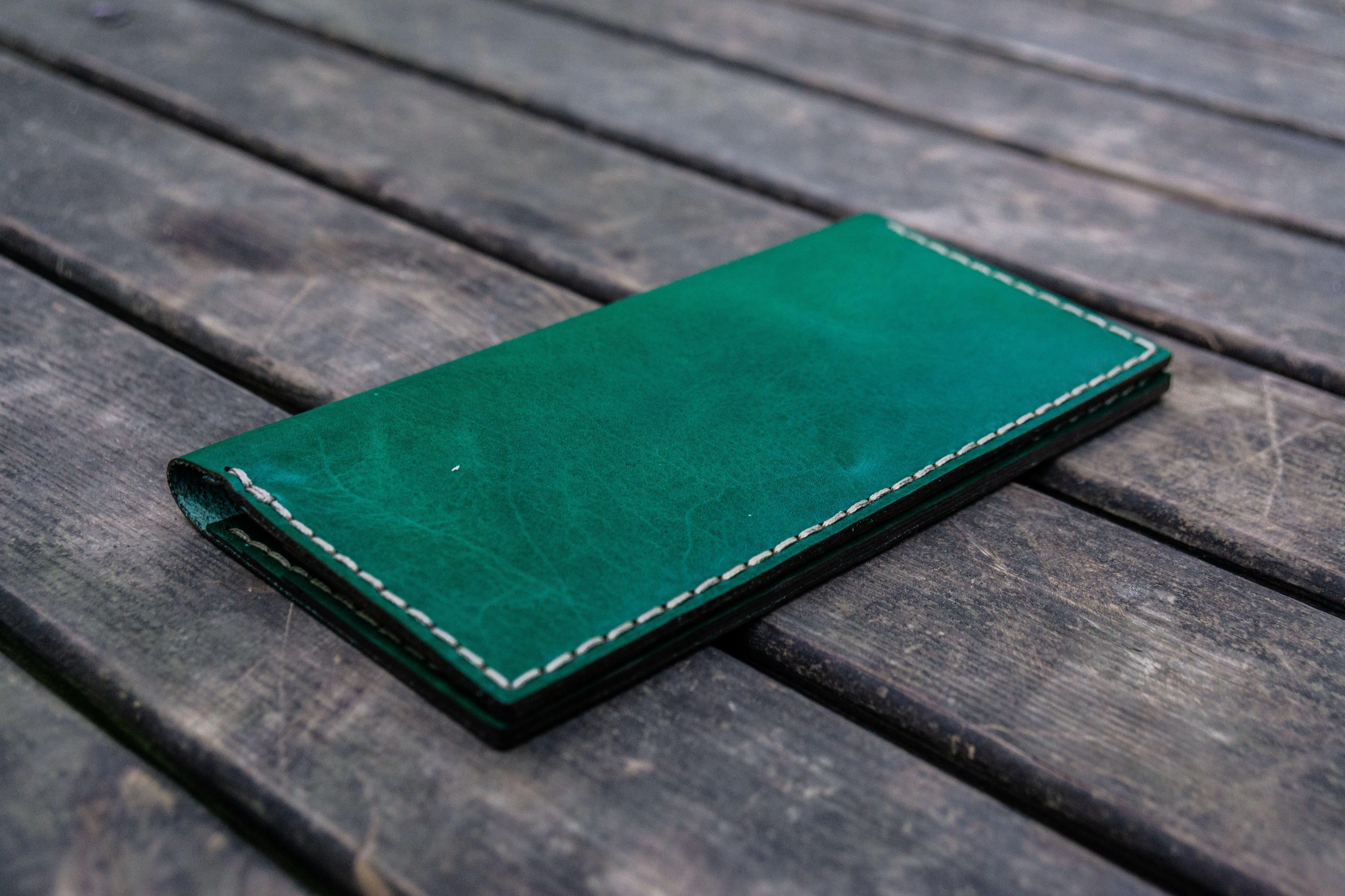 No.49 Handmade Leather Women Wallet - Green