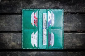 No.49 Handmade Leather Women Wallet - Green