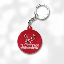 Pack 3 Eastern Washington University Keychains