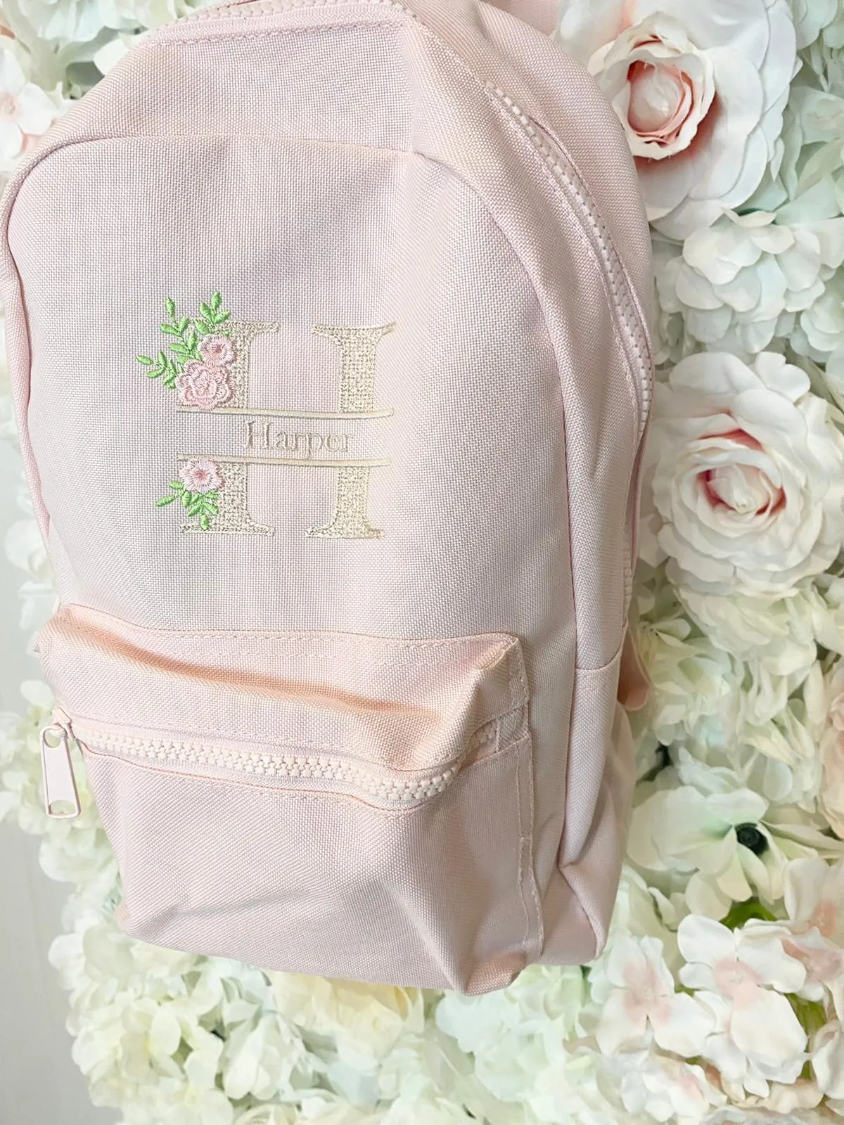 Pink Personalised backpacks