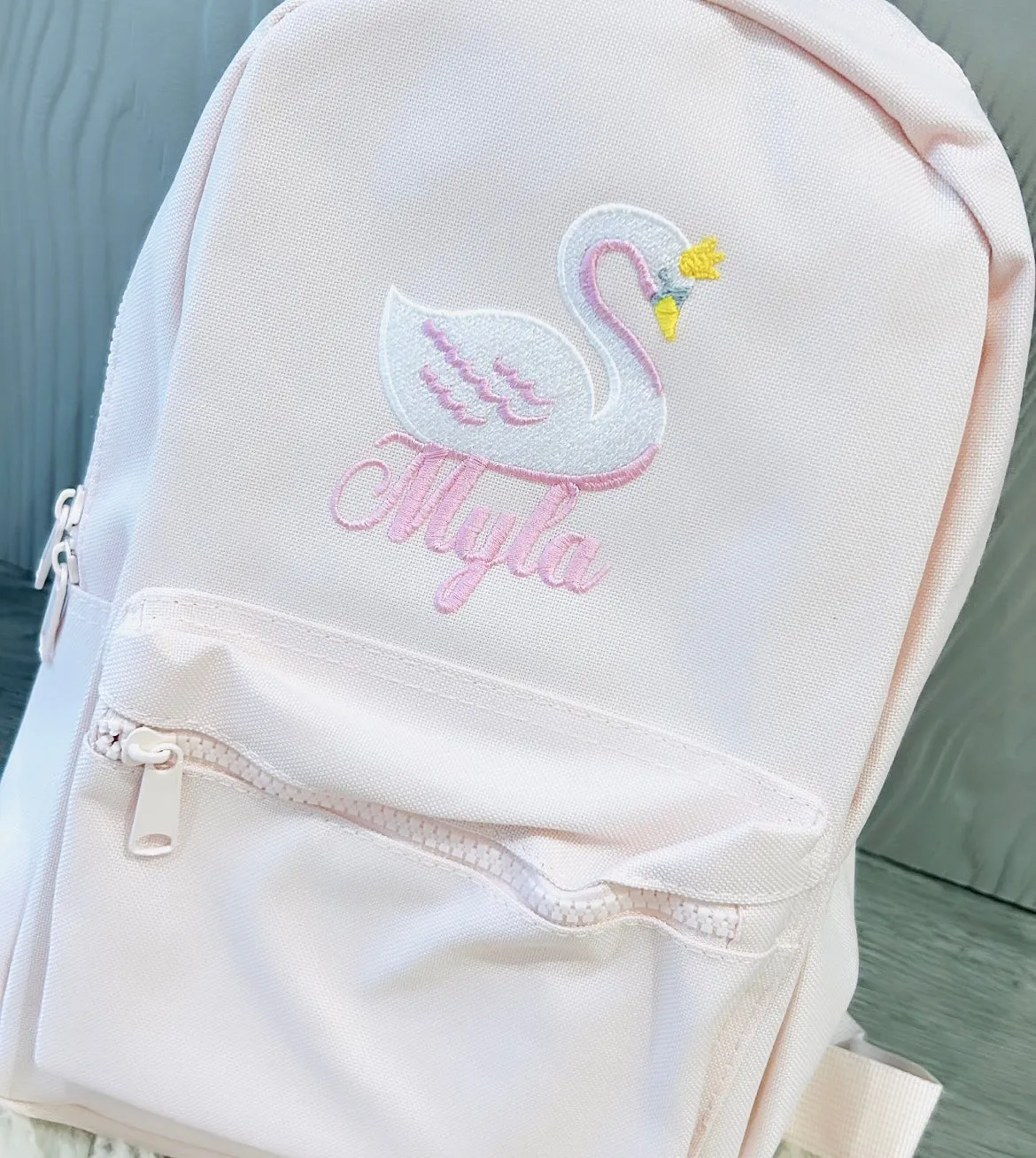 Pink Personalised backpacks