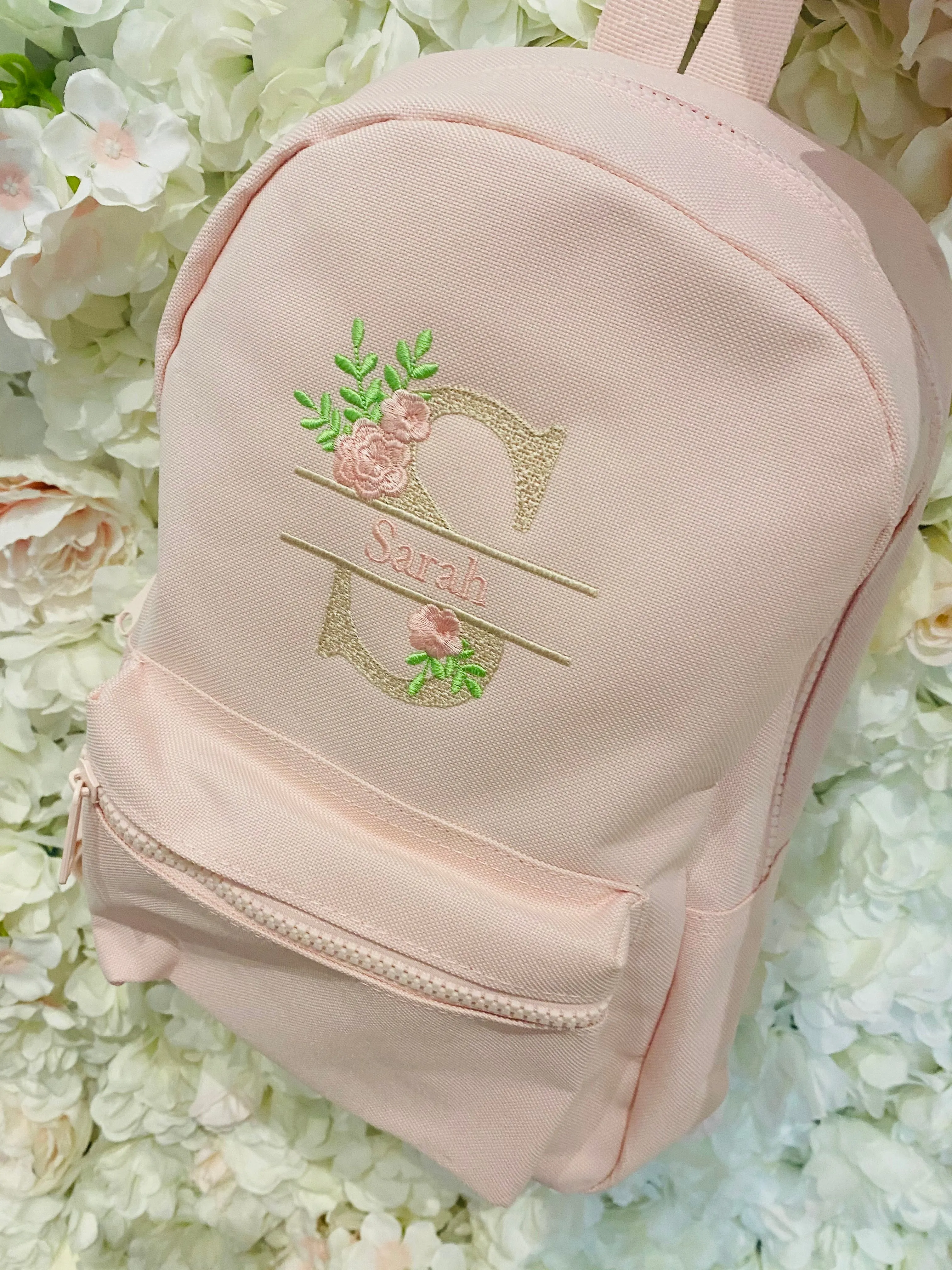 Pink Personalised backpacks