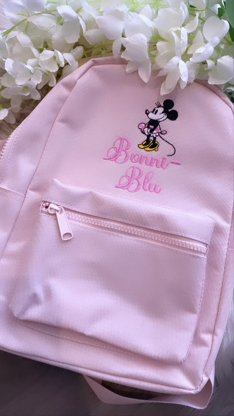 Pink Personalised backpacks