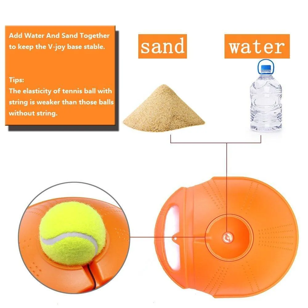 Rebound Tennis Ball Trainer, Self-Study Trainer