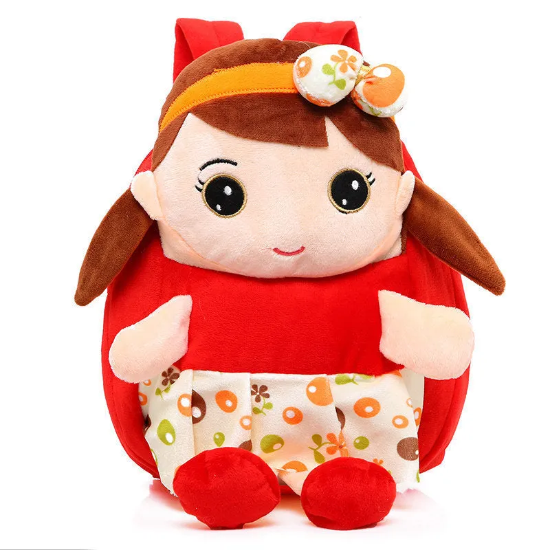 Red Cartoon animal cute children's backpack