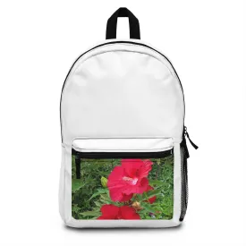 Red Flowers Backpack (Made in USA)