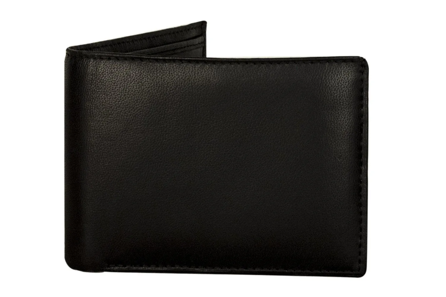 Sakkas Men's Bi-Fold Leather Wallet - Removable Card / ID Case - With Gift bag