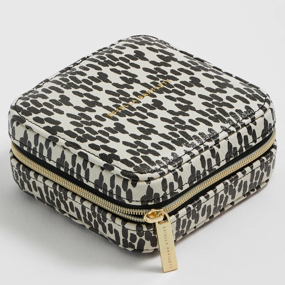 Square Travel Jewelry Box by Estella Bartlett