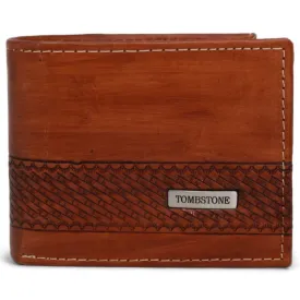 Tombstone Genuine Leather Wallet Cognac TOM-W4801