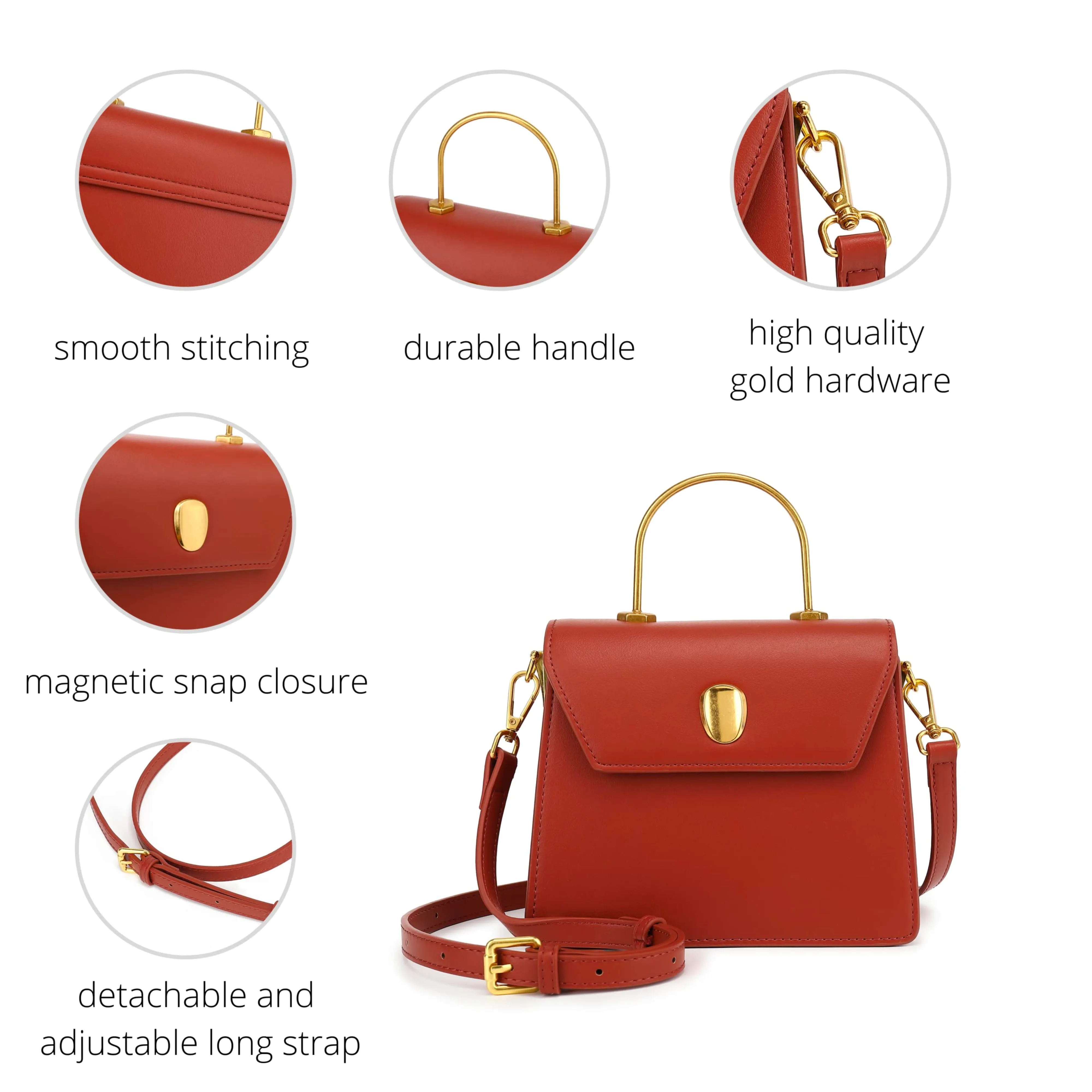 Top Handle Satchel Handbag H2084