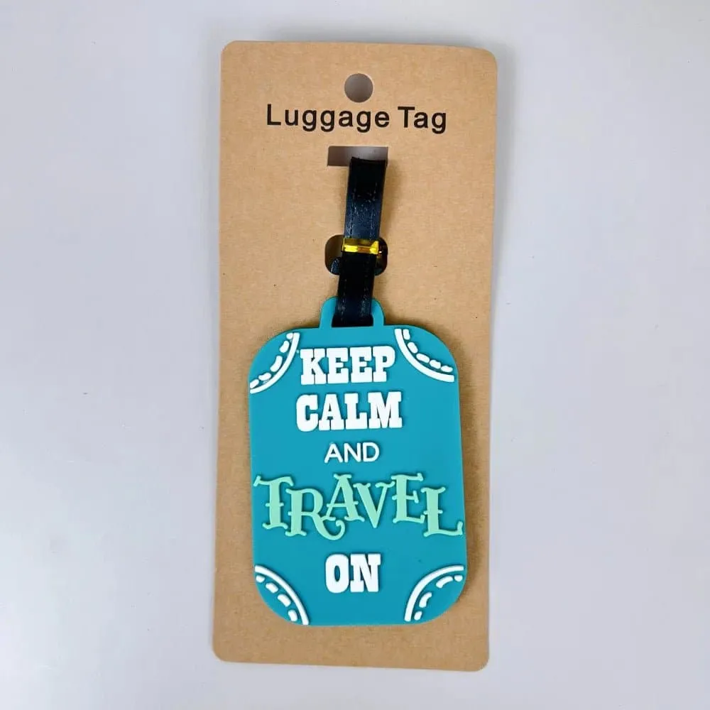 Travel Luggage Tag - Silicone Material - Animal Cartoon Prints