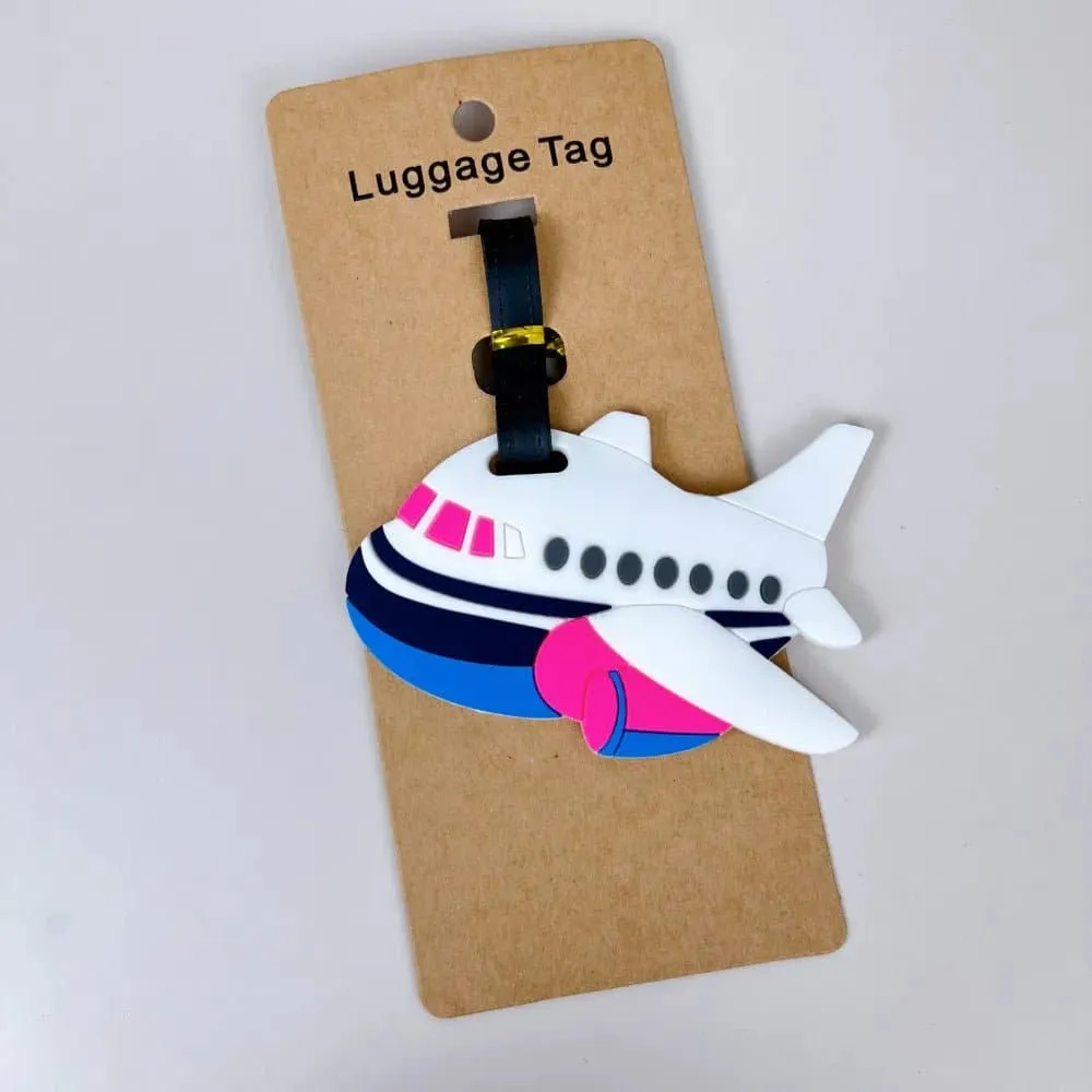 Travel Luggage Tag - Silicone Material - Animal Cartoon Prints