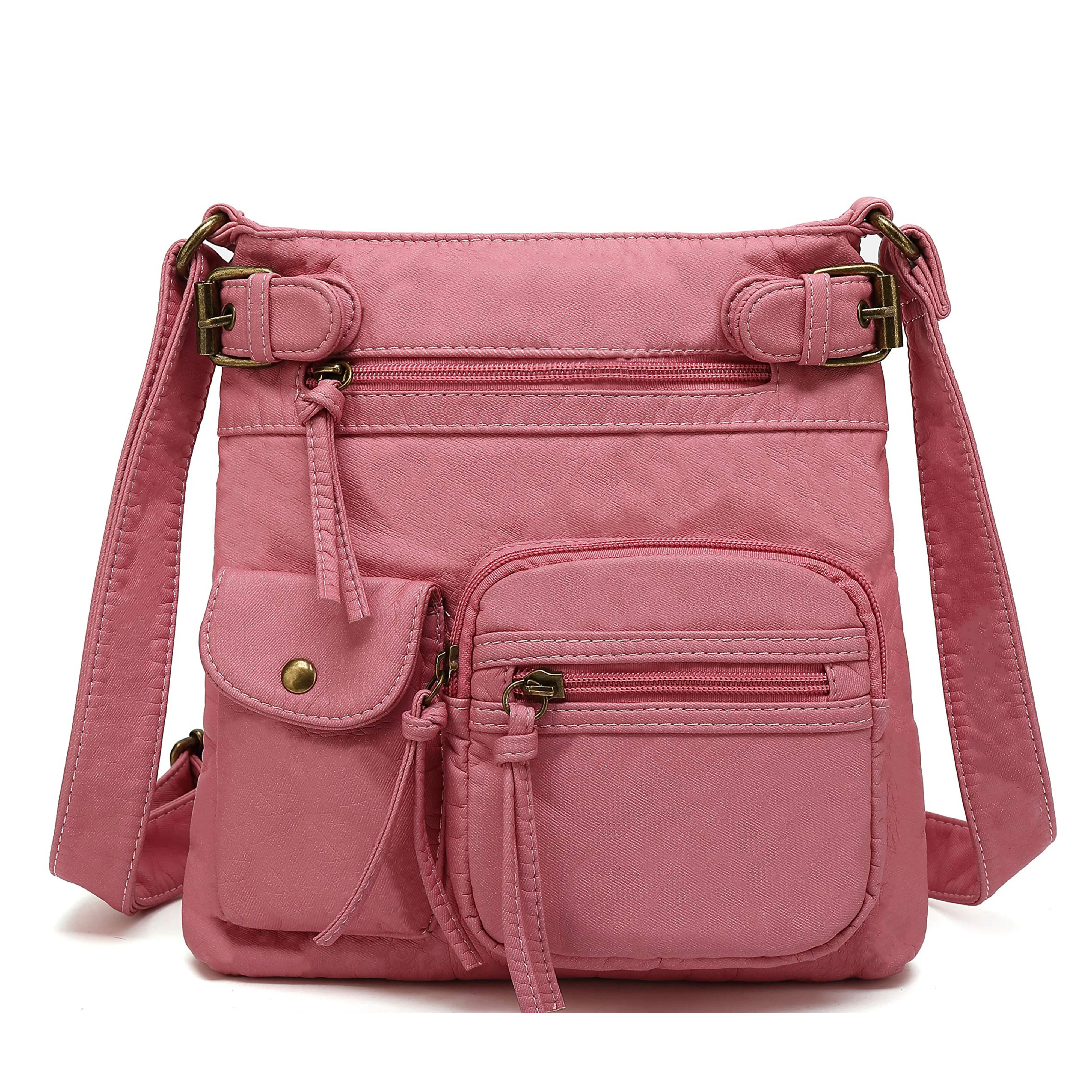 Ultra Soft Multi Pocket Crossbody Handbag H1833